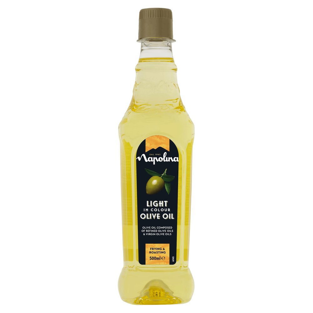 Napolina Light and Mild Olive Oil, 500 ml (Pack of 1)