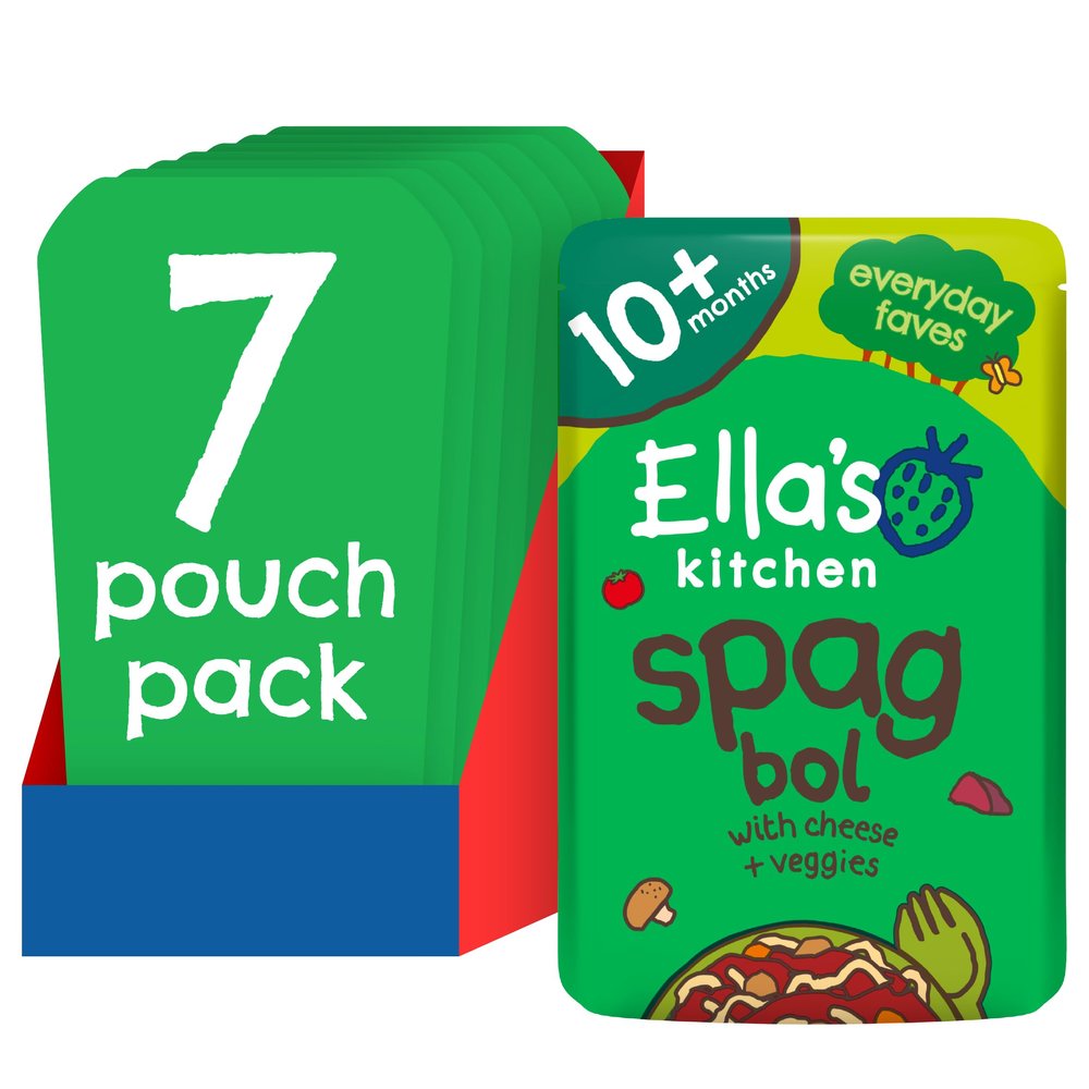 Ella's Kitchen Stage 3 From 10 Months Organic Spaghetti Bolognese 190 g (Pack of 7)