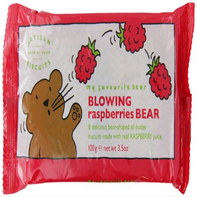 Artisan Biscuits My Favourite Bear - Blowing Raspberries Bear 100 g (Pack of 6)