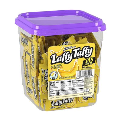 Laffy Taffy Banana, 145 Piece Tub