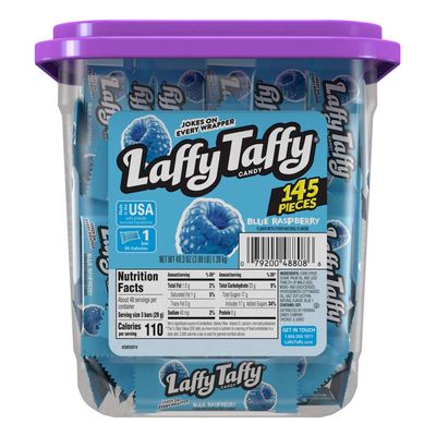 Blue Raspberry Laffy Taffy Minis (145ct tub)