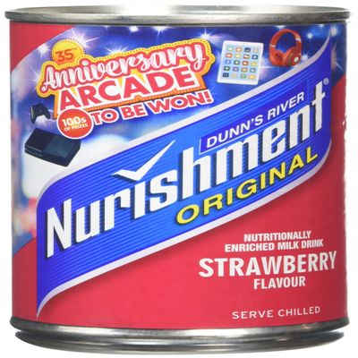 Dunns River Nurishment Original Strawberry 400 g (Pack of 12)