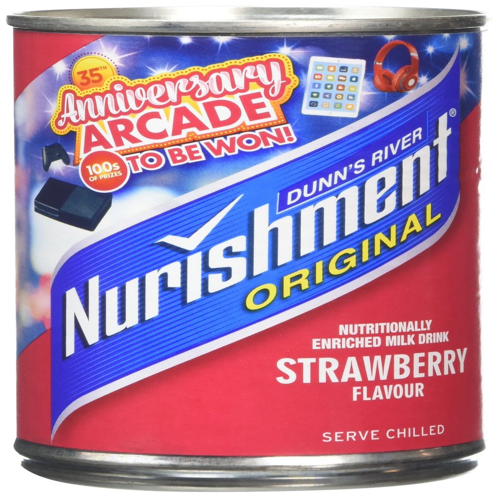 Dunns River Nurishment Original Strawberry 400 g (Pack of 12)