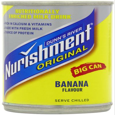 Dunns River Nurishment Original Banana 400 g (Pack of 12)