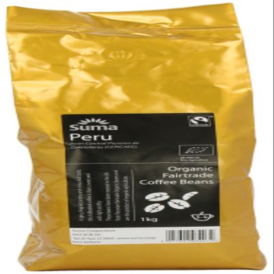 Suma Fairtrade Organic Peru Cepicafe Coffee Beans 1 kg