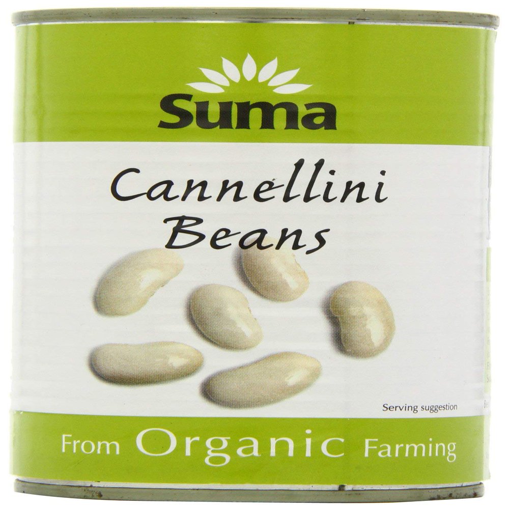 Suma Organic Cannellini Beans 400 g (Pack of 12)