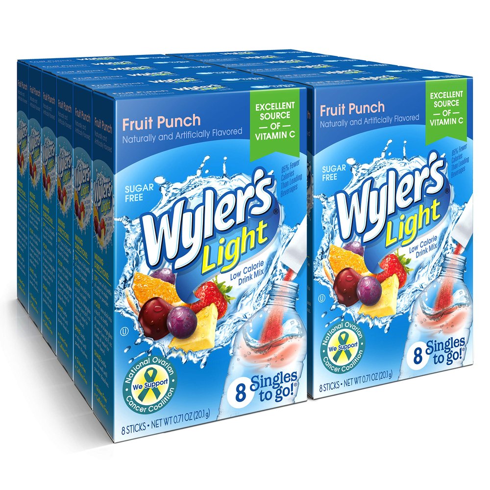 Wyler's Light Fruit Punch Singles to Go Drink Mix 20 g