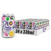 Rio Tropical Original Fizzy 24 Cans Soft Drink Pack with Real Orange, Apricot, Mango, Passion Fruit and Guava Juice Flavours Lightly Sparkling Cans of Pop with Vitamin C 24x330ml view 1
