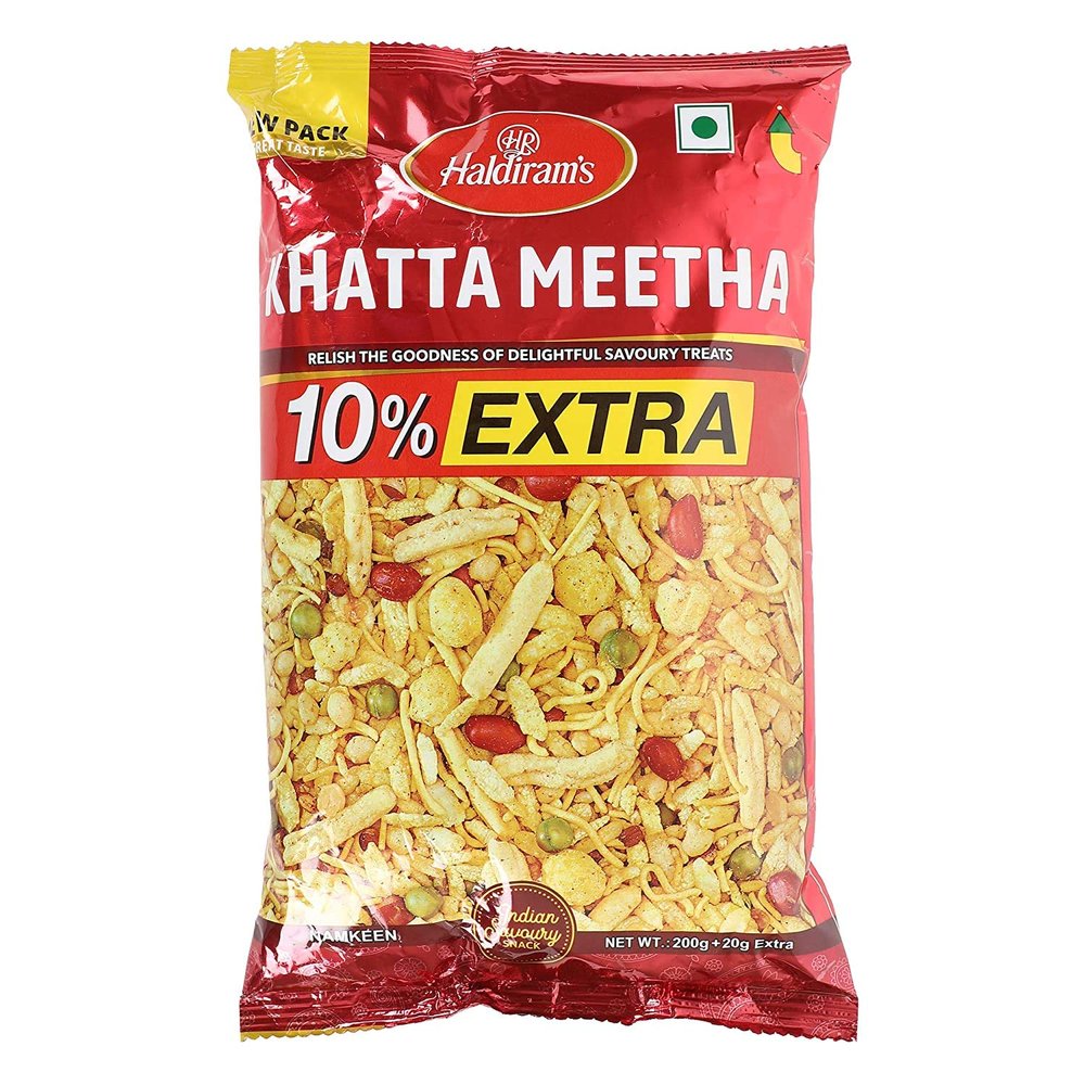 Haldiram Khatta Metha 200 g (Pack of 6)