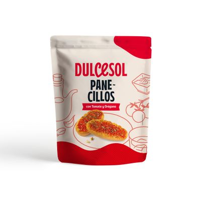 Toasted Bread with Tomato and Oregano (Pack of 4)