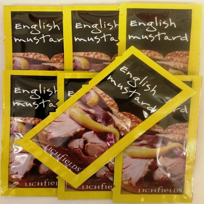 25 English Mustard - 25 Individual sachets