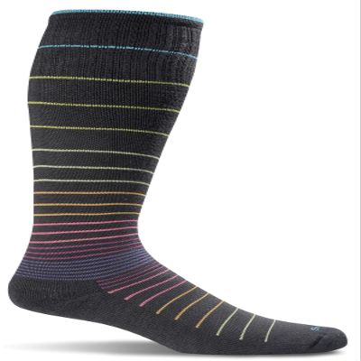Sockwell Women's Circulator Compression Socks - Black 2, Medium/Large