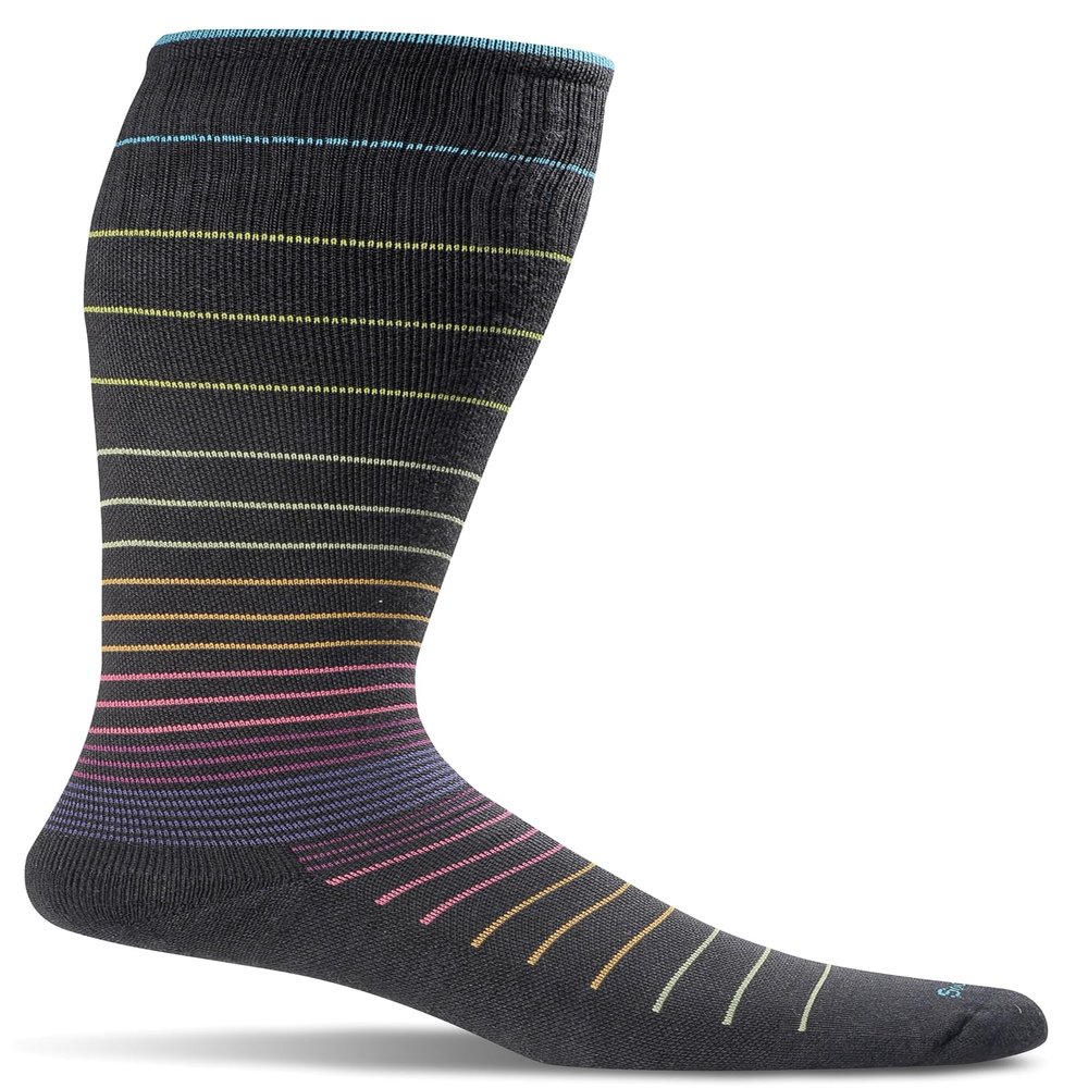 Sockwell Women's Circulator Compression Socks - Black 2, Medium/Large