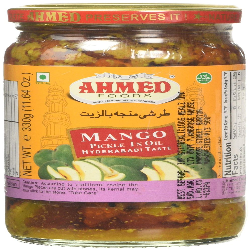 Ahmed Foods Hyderabadi Mango Pickle in Oil 330g