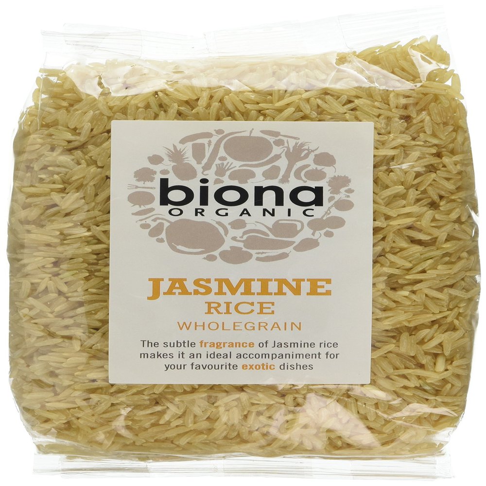 Biona Organic Jasmine Brown Rice 500g (Pack of 2)