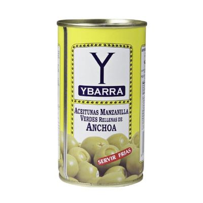 Ibarra Anchovy Stuffed Olives cans 350g