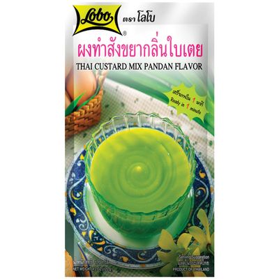 Lobo Thai Custard Mix Pandan Flavor 4.2 Oz