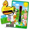 Happy Family Farm Yard Animals Nursery & Room Thermometer - Duck Bath & Forehead Fever Pack for Baby/Child view 1