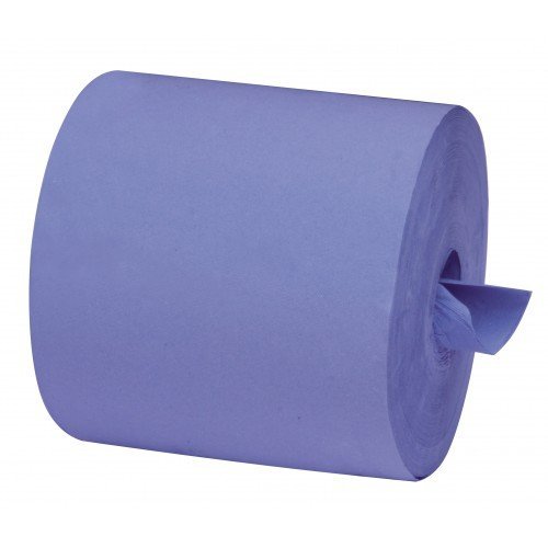 6 x Centrefeed 2ply Hand Towels Blue Each Roll 150m