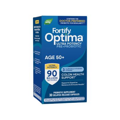 Nature's Way Primadophilus Optima Max Bifido 90 Billion Active Probiotics, Vegetarian Capsules, 30 Count