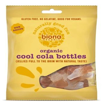 BIONA Organic Cool Cola Bottles 75g (Pack of 10)
