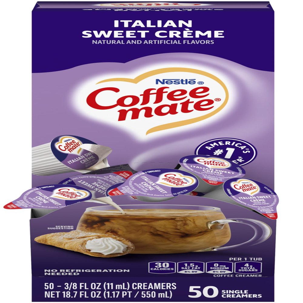 Coffee-mate - Liquid Coffee Creamer, Italian Sweet Creme, 0.375 oz Cups, 50/Box 84652 (DMi BX by Coffee-mate by Coffee-mate