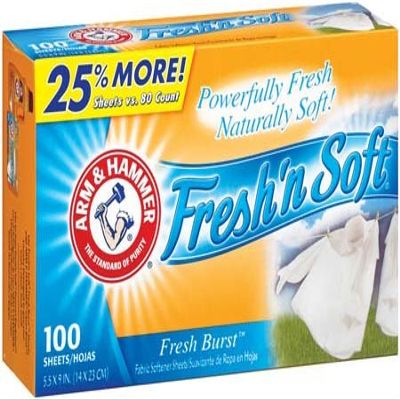 Arm & Hammer Fab Dryer Sheets Fresh Bs - 6 Pack