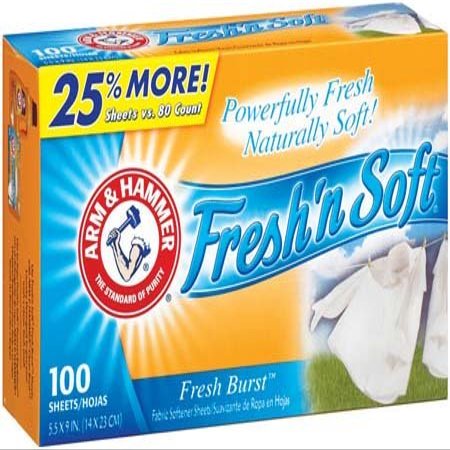 Arm & Hammer Fab Dryer Sheets Fresh Bs - 6 Pack