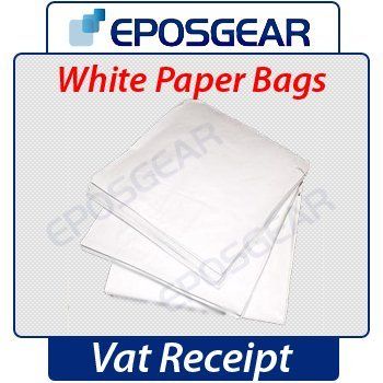 White Paper Bags 10" X 10" 1000/Pk
