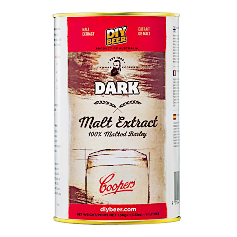 Home Brew - Coopers 1.5Kg Tin of Liquid Malt Extract (Dark)