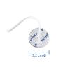 4 Small Round Electrodes Pads - 32mm Diameter - Compatible to TENS EMS Units with 2mm Connection - axion Brand Quality by axion.Germany view 3