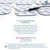 axion Pack of 4 Electrodes. Self-Adhesive Pads 10x5cm for TENS EMS Units with 2mm Connection. Pads for Pain Treatment, Muscle Growth, Toning and Massage view 2