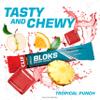 Clif Shot Bloks Electrolyte Chews Tropical Punch Flavour with 25 mg of Caffeine 60 g (Pack of 18) view 2