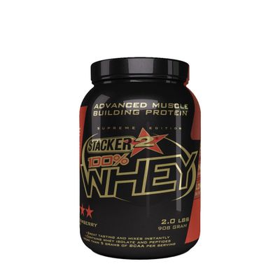 Stacker2 100% Whey Protien, 908 g, Creamy Vanilla