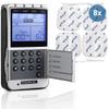 axion 4-Channel TENS Machine for Pain Relief STIM-PRO X9+ Including 8 2x2'' Electrode Pads | 45 Modes and 100 Intensity Levels | Certified Medical Device view 1