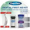 DenTek First Aid Kit, Home Temporary Dental Repair Kit for Repairing Lost Fillings or Securing Loose Caps, Crowns or Inlays with Spade Tool view 1