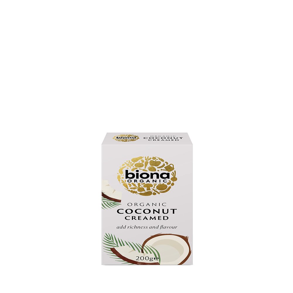 Biona Organic Creamed Coconut 200g (Pack of 6)