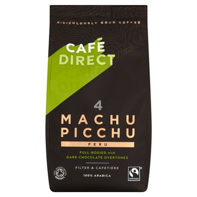 Cafdirect Machu Picchu Organic Fairtrade Ground Arabica Coffee 200g (Pack of 2)