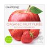 Clearspring Organic Apple and Strawberry Fruit Puree 2x100 g (Pack of 12) view 1