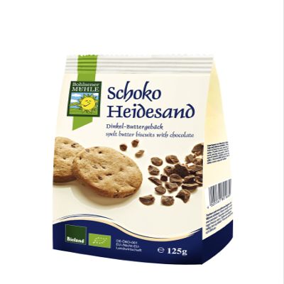 Bohlsener Mhle Spelt Chocolate Heather Sand Pack of 3 x 125 g Organic