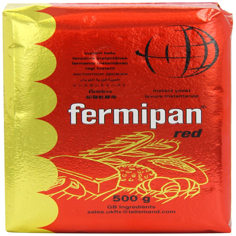 Fermipan Dried Yeast 500 g (Pack of 4)