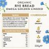 Biona Rye Omega 3 Golden Linseed Organic Bread 500 g (Pack of 7) view 2