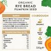 Biona Organic Rye Bread with Pumpkin Seed 500 g, Pack of 7- Free from Wheat, No Added Yeast - Wholegrain Rye Meal and Natural Sourdough - High in Fibre - Vegan view 2