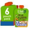 Ella's Kitchen Organic Really Yummy Rice Pudding with Mangoes and Apples Stage 2 from 7 Months, 80 g (Pack of 6) view 1