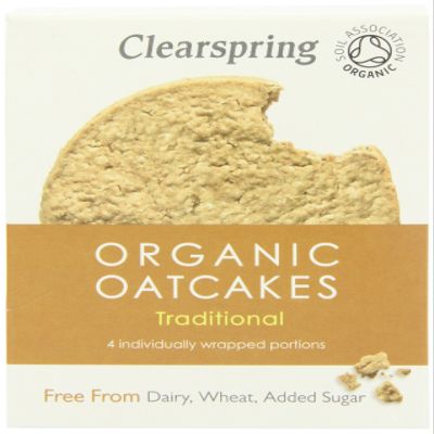 Clearspring Organic Traditional Oatcakes 200 g (Pack of 6
