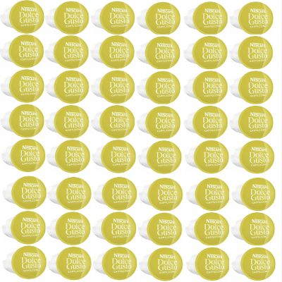 50 x Nescafe Dolce Gusto Skinny Cappuccino Milk Pods Only