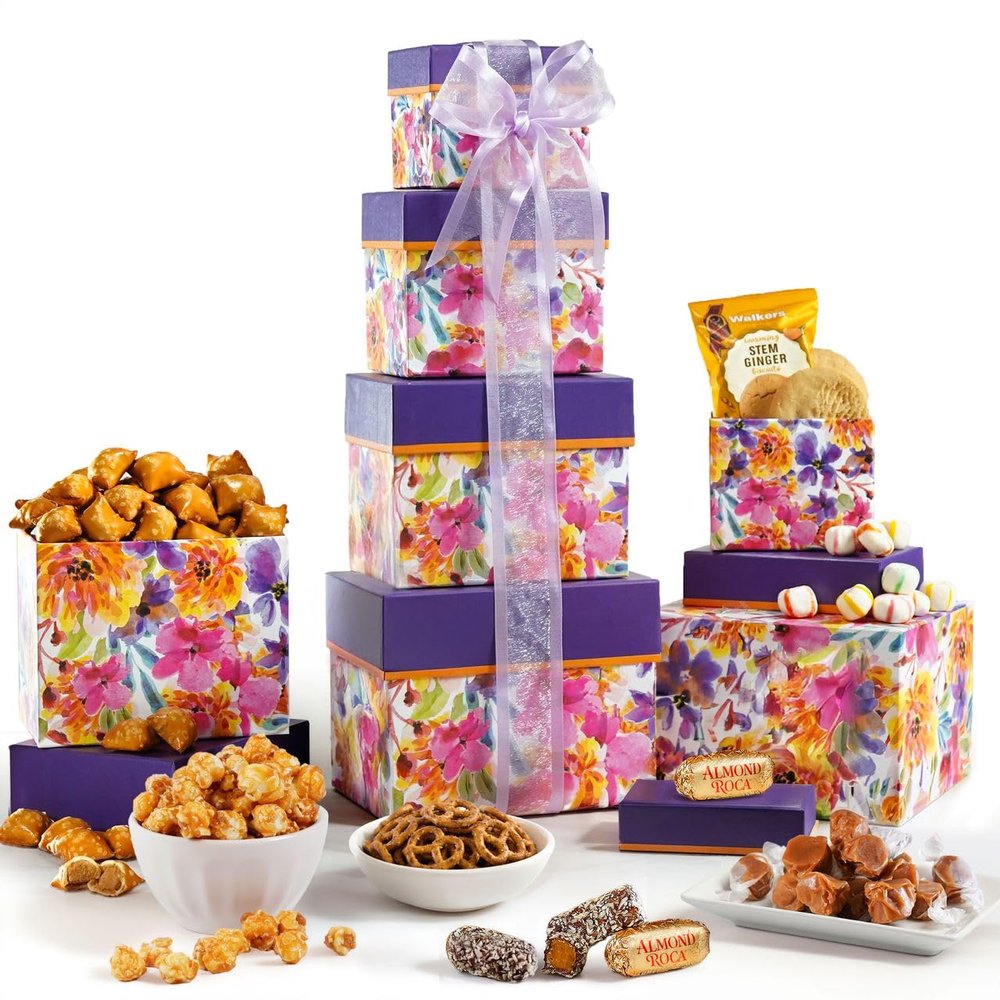 Broadway Basketeers Luscious Lime Gift Tower by Broadway Basketeers