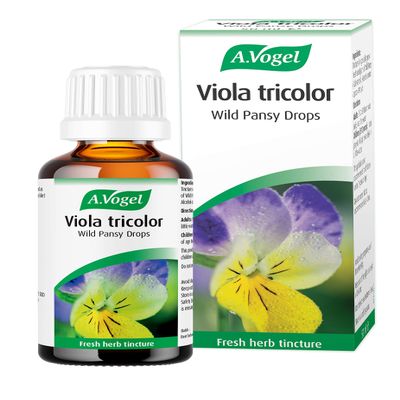A.Vogel Viola Tricolor Wild Pansy|Herbal Food Supplement|Extract of organically Grown and Freshly harvested Viola Tricolor|Suitable for Vegans|50ml