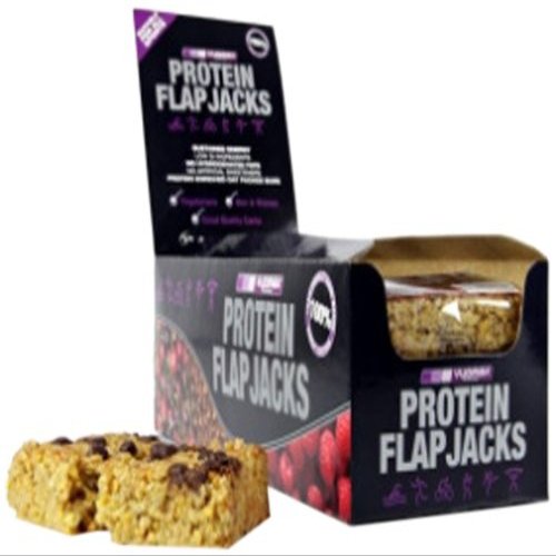 Vyomax Protein Raspberry Flap Jacks 12 Bars