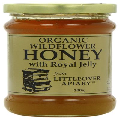 Littleover Organic Wildflower Honey With Royal Jelly 340 g (Pack of 4)